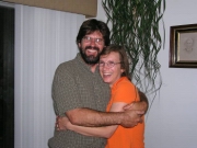 Scott and Janine 888.JPG: 2004/06/12 - Joshua's High School Graduation and Nadia's Cal Poly Graduation